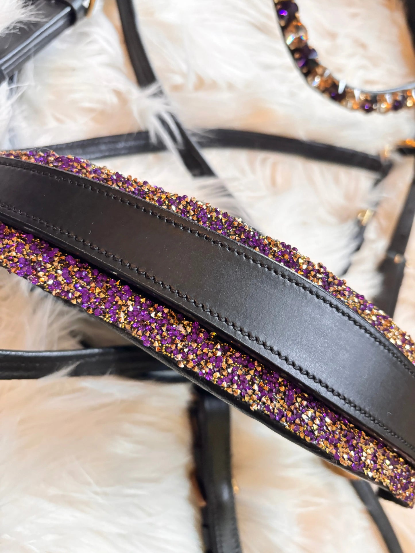 Purple Gold Harmony - gebisslose Trense CR-Harmonyequestrian