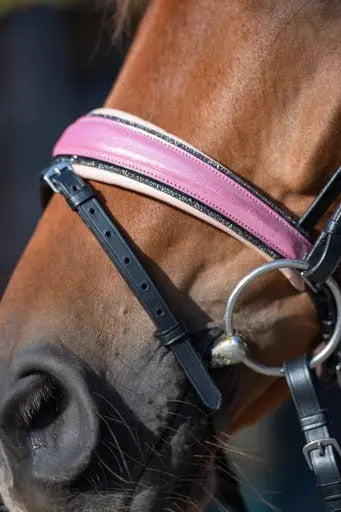 Trense Pink Glitter Vollblut CR-Harmonyequestrian