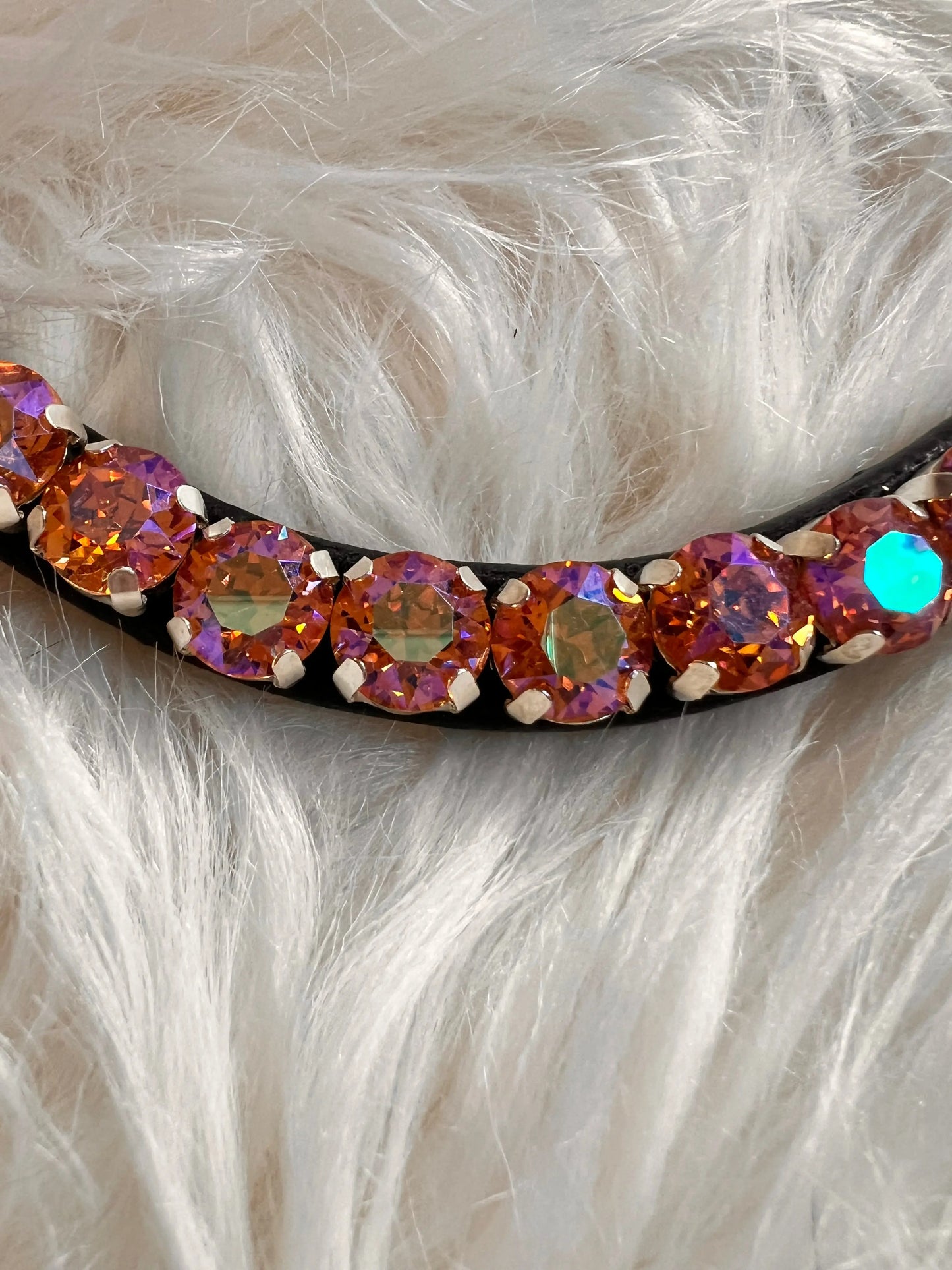 Stirnriemen Orange CR-Harmonyequestrian