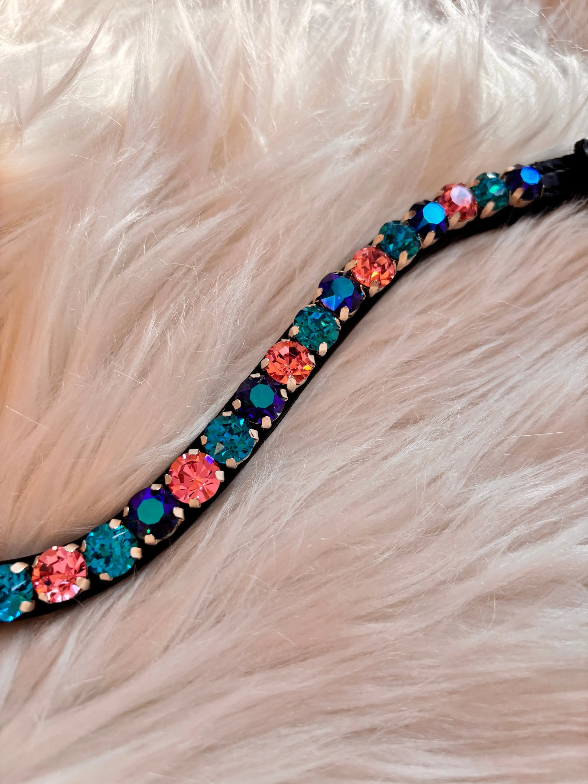 Stirnriemen Orange CR-Harmonyequestrian