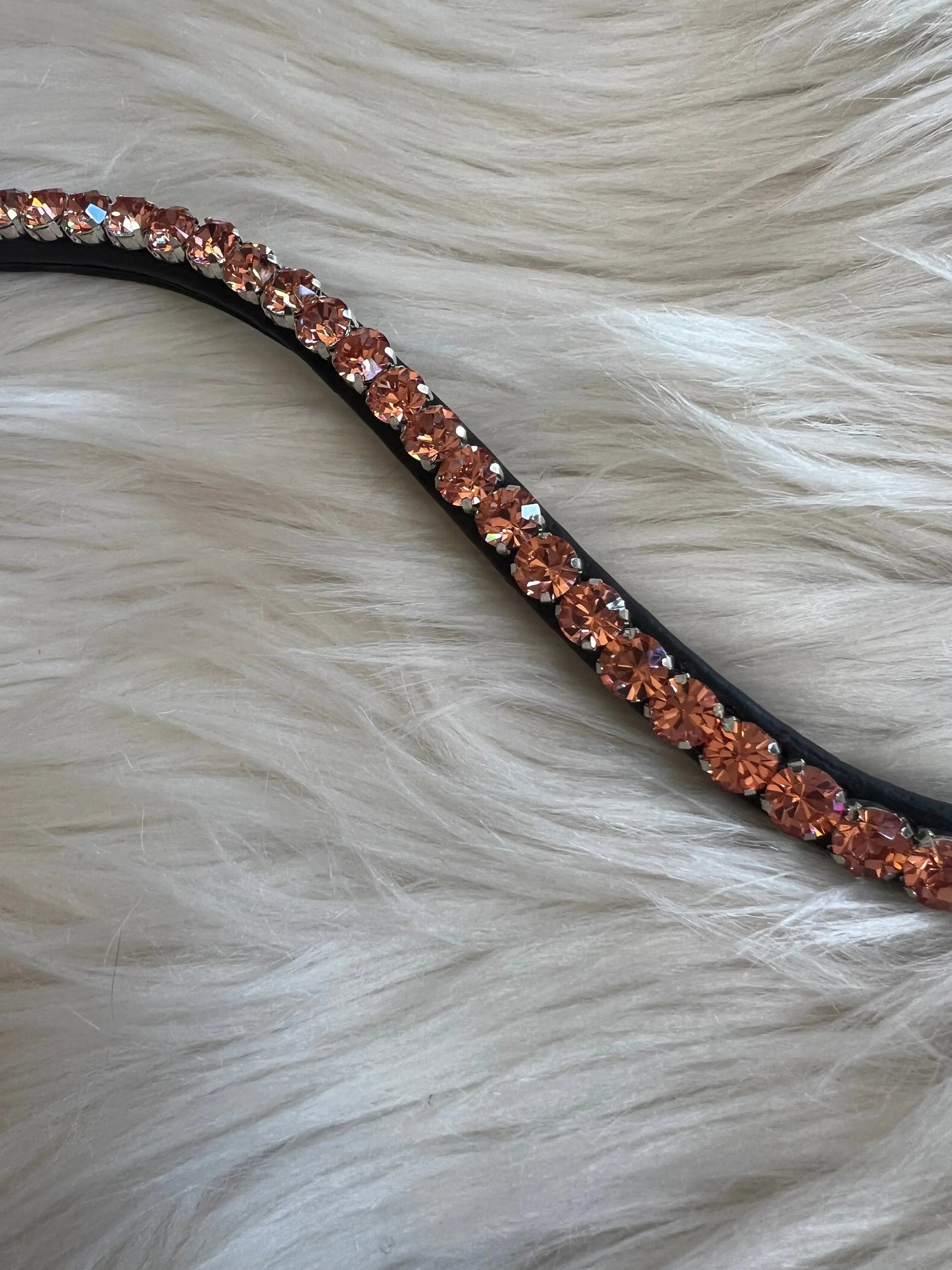 Stirnriemen Slim Apricot CR-Harmonyequestrian