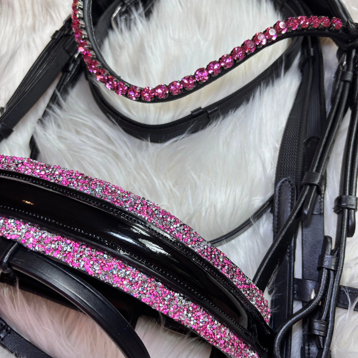 Rose Couture Trense Seitenansicht Leder
