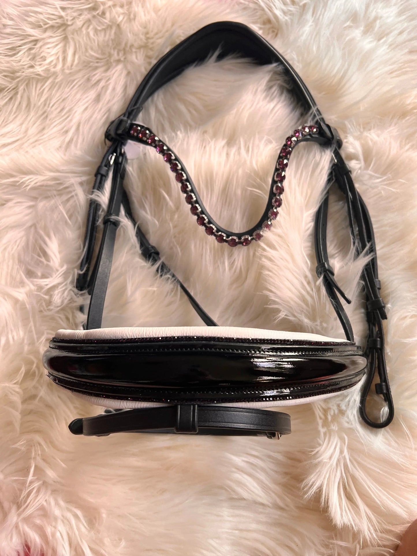 Lacktrense mit purple Crystals CR-Harmonyequestrian