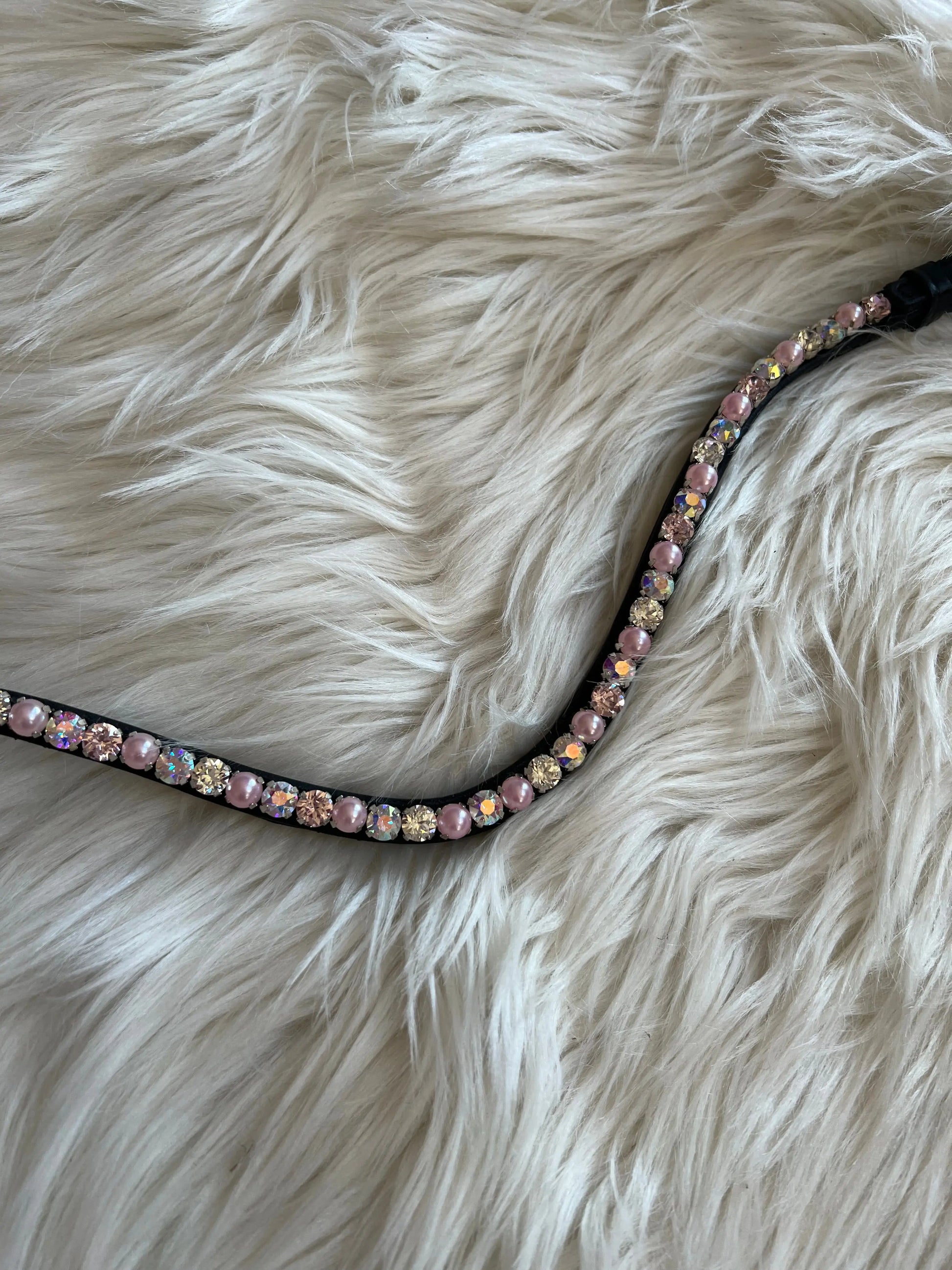 Stirnriemen Slim Pearly Dream CR-Harmonyequestrian