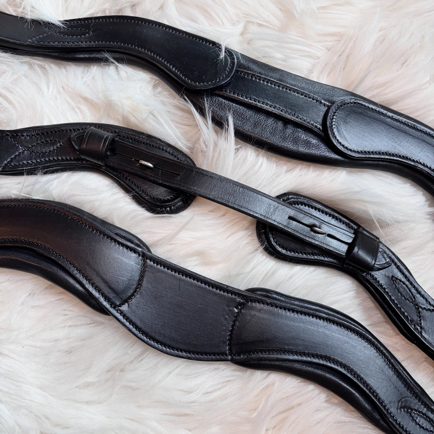 Neu anatomische Genickstücke (braun und schwarz) CR-Harmonyequestrian