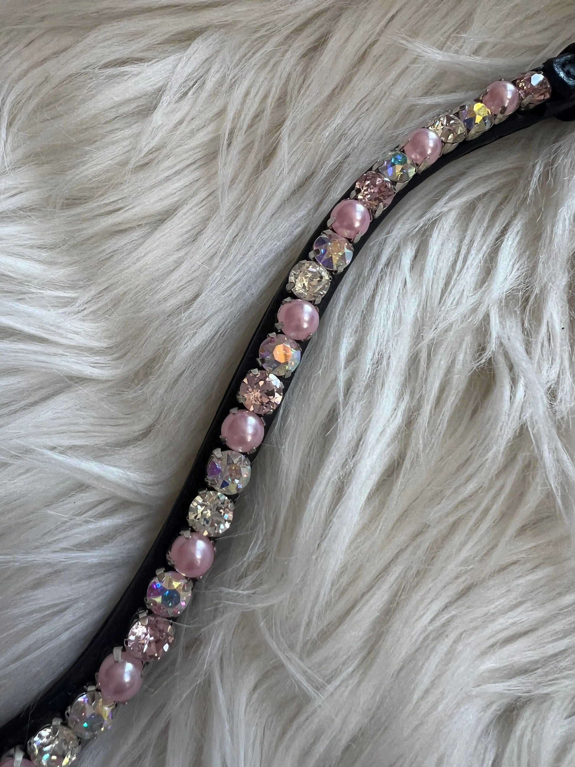 Stirnriemen Slim Pearly Dream CR-Harmonyequestrian