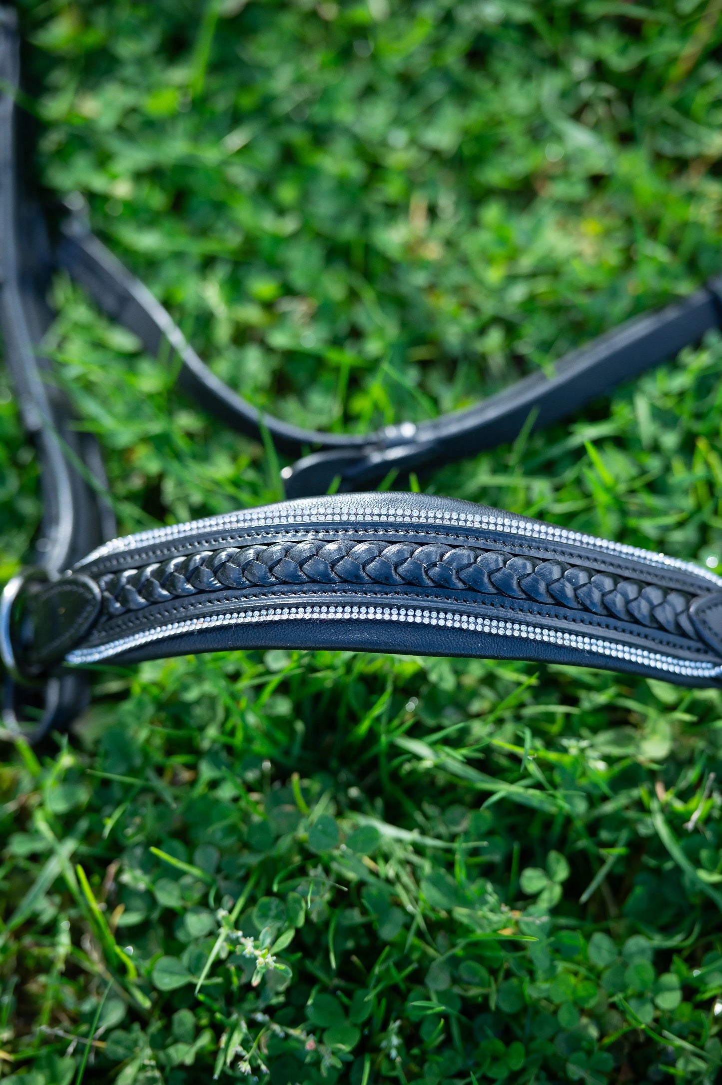 Midnight Supreme - CR-Harmonyequestrian Geflochtene Trense 240.00 Wb-Schwarz-Silber