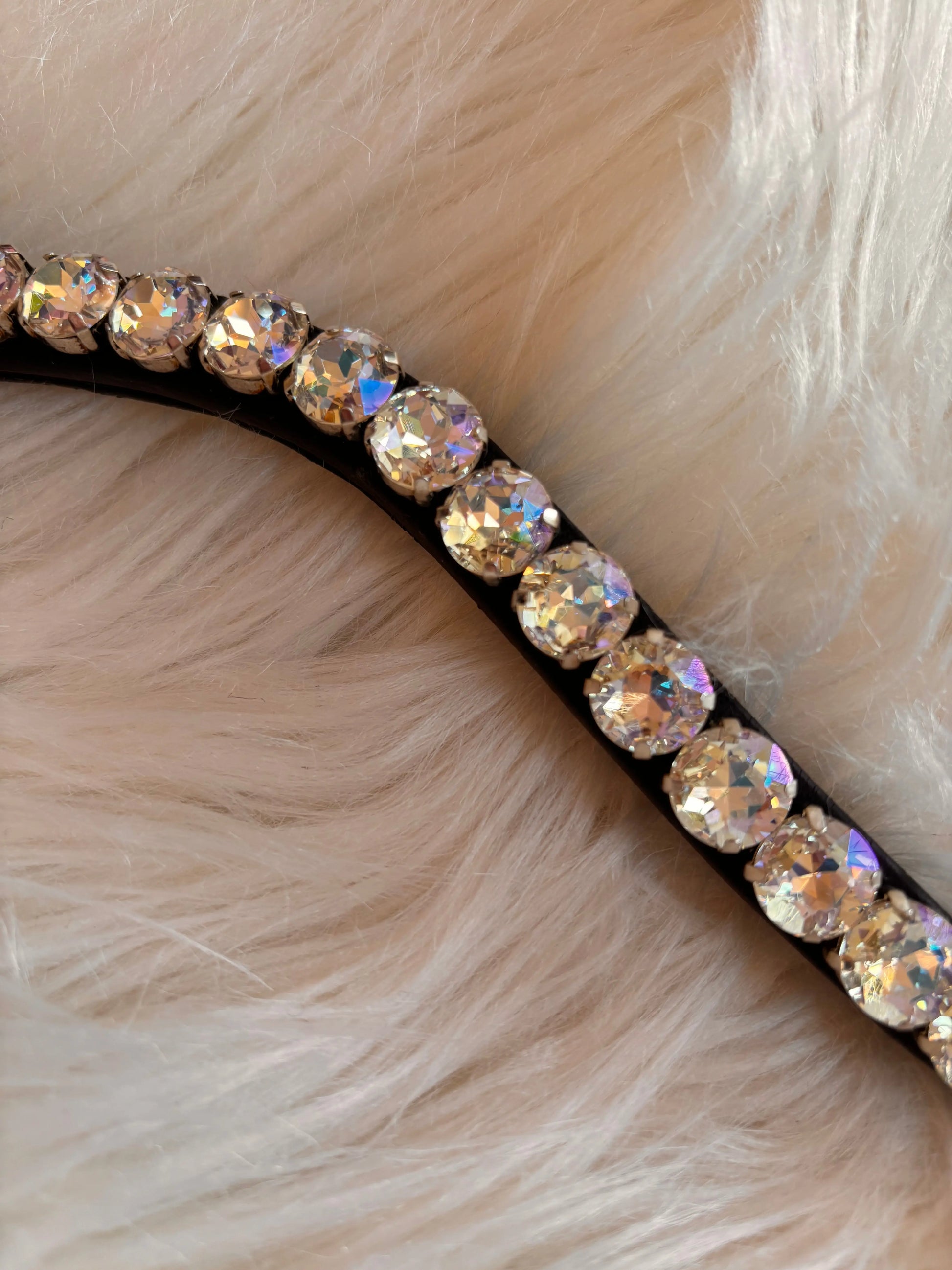 Brauner Stirnriemen Big Light - CR-Harmonyequestrian Stirnriemen