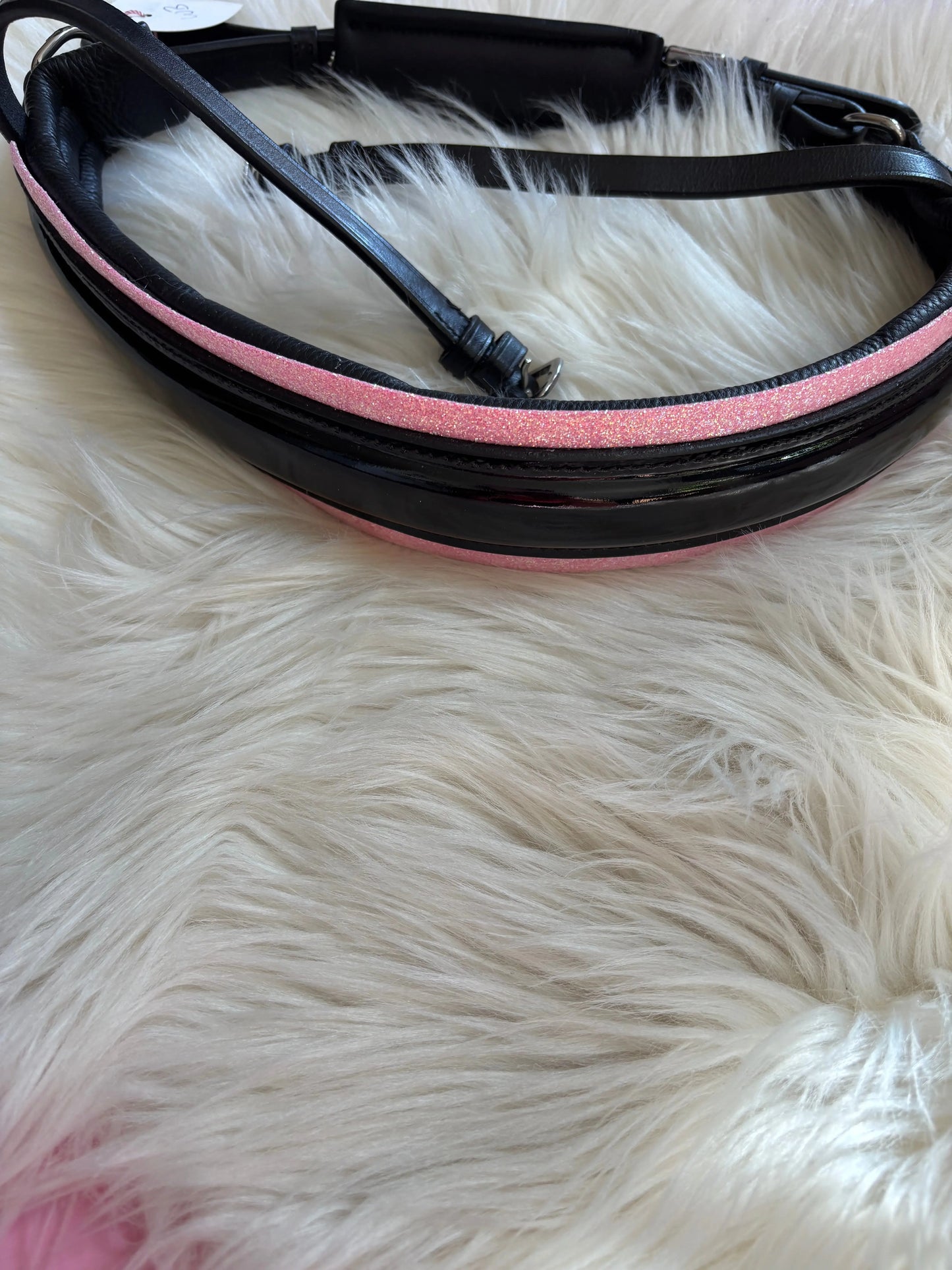 Pink Stardust“ – Nasenriemen für Kandaren & Trensen mit oder ohne Sperrriemen CR-Harmonyequestrian