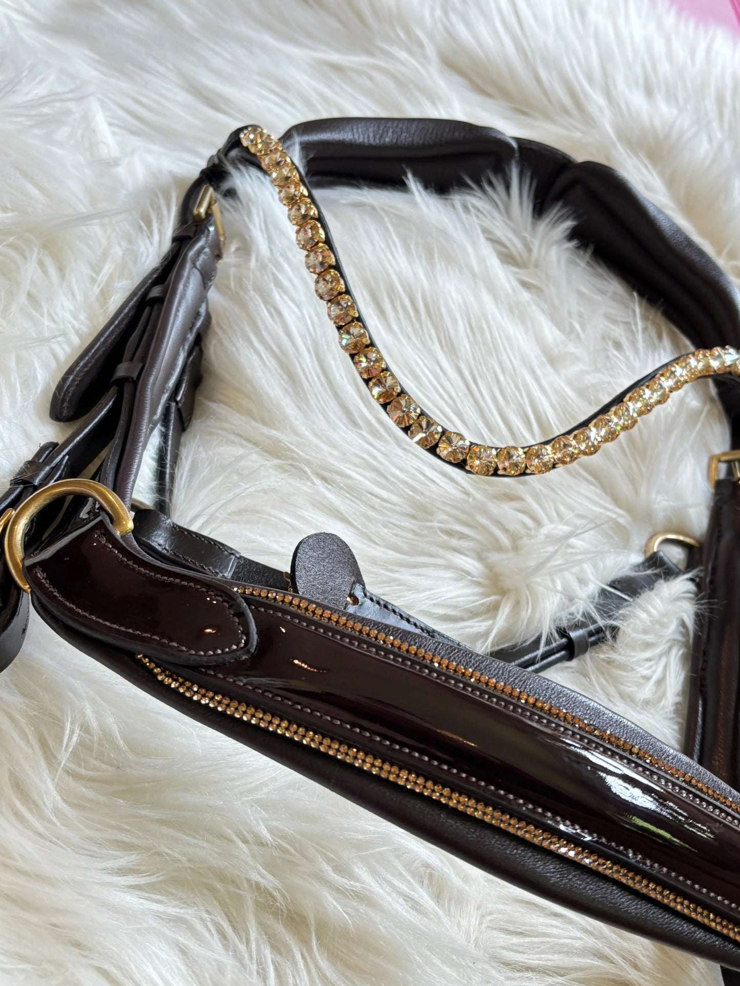 Midnight Supreme – Lack Gold Edition Braun & Schwarz - CR-Harmonyequestrian