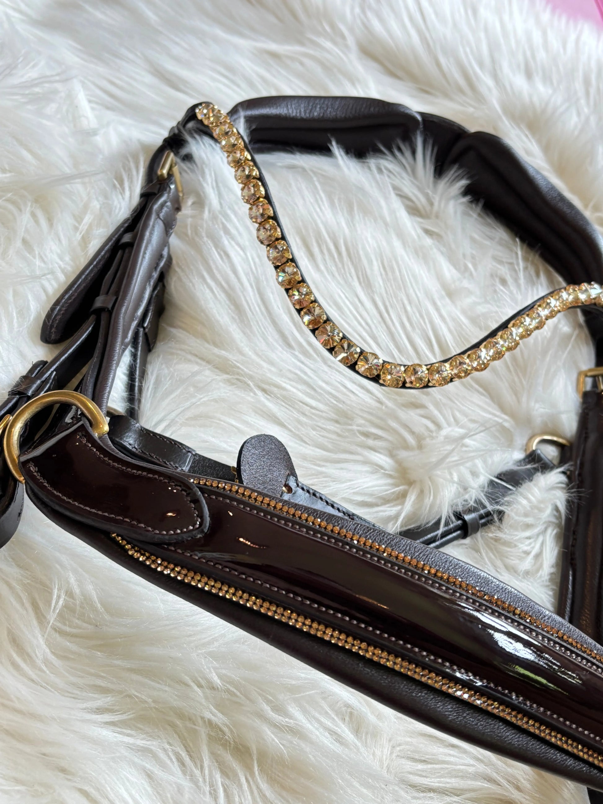 Midnight Supreme – Lack Gold Edition Braun & Schwarz - CR-Harmonyequestrian