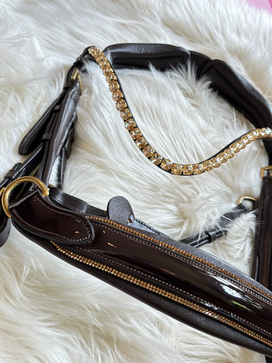 Midnight Supreme – Lack Gold Edition Braun & Schwarz - CR-Harmonyequestrian