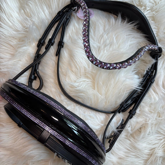 Kristall-Trense "Purple Elegance" CR-Harmonyequestrian
