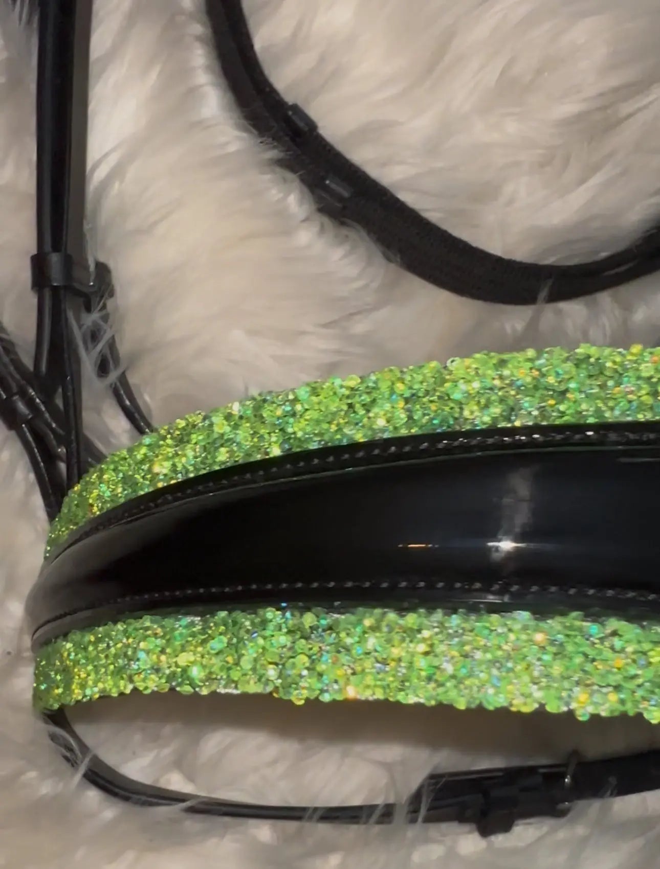 Green Glow Deluxe Trense mit oder ohne Sperrriemen - CR-Harmonyequestrian