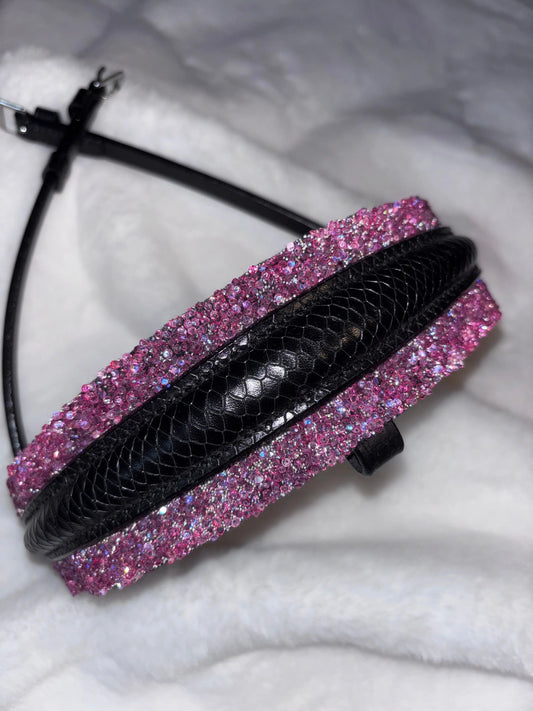 Black Venom Pink Crystal Stones CR-Harmonyequestrian