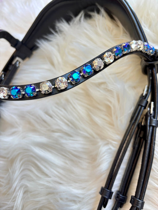 Trense Bluesa englisches Reithalfter XFULL CR-Harmonyequestrian