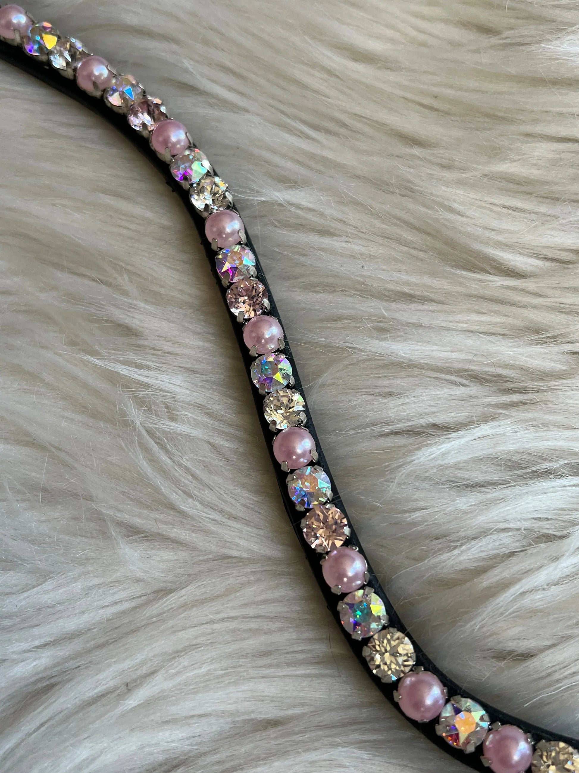 Stirnriemen Slim Pearly Dream CR-Harmonyequestrian