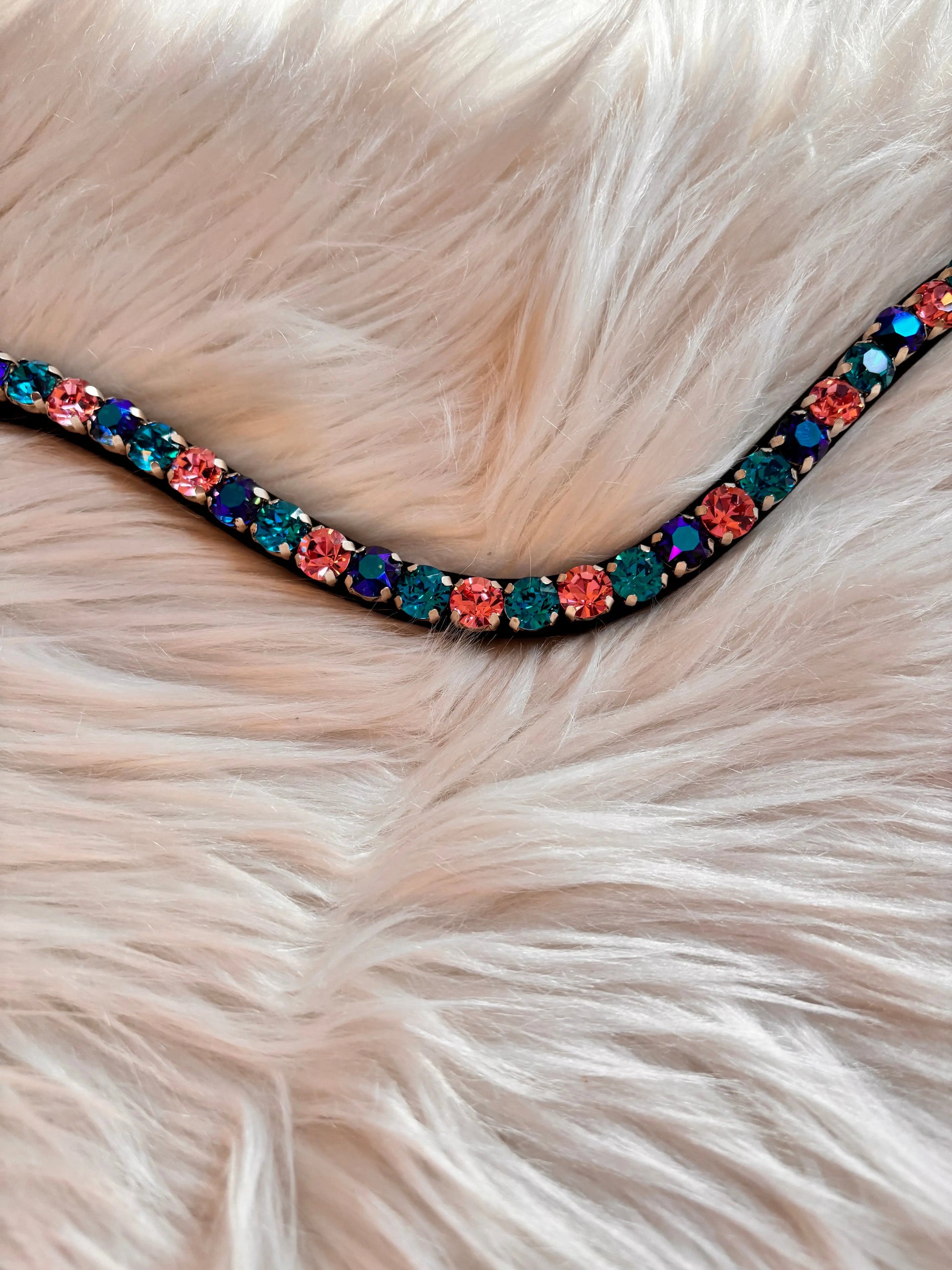 Stirnriemen Orange CR-Harmonyequestrian