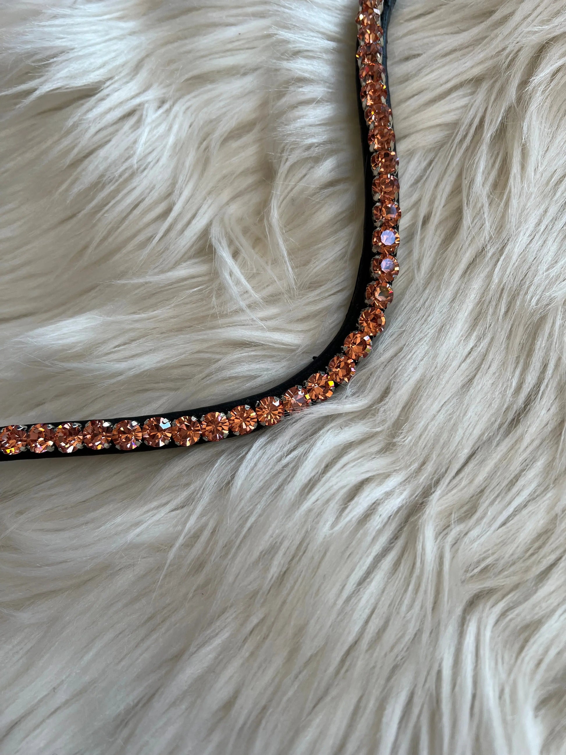 Stirnriemen Slim Apricot CR-Harmonyequestrian