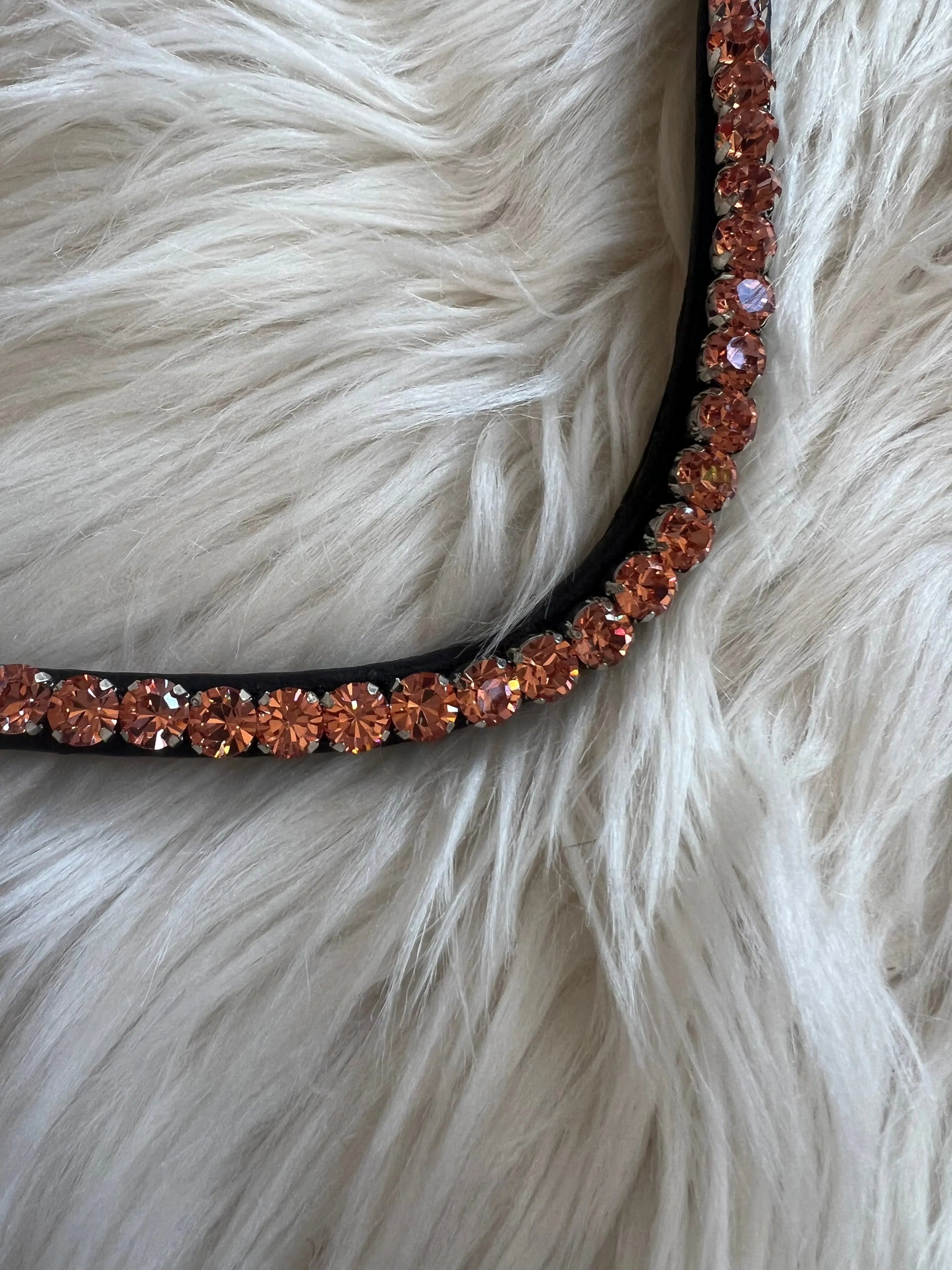 Stirnriemen Slim Apricot CR-Harmonyequestrian