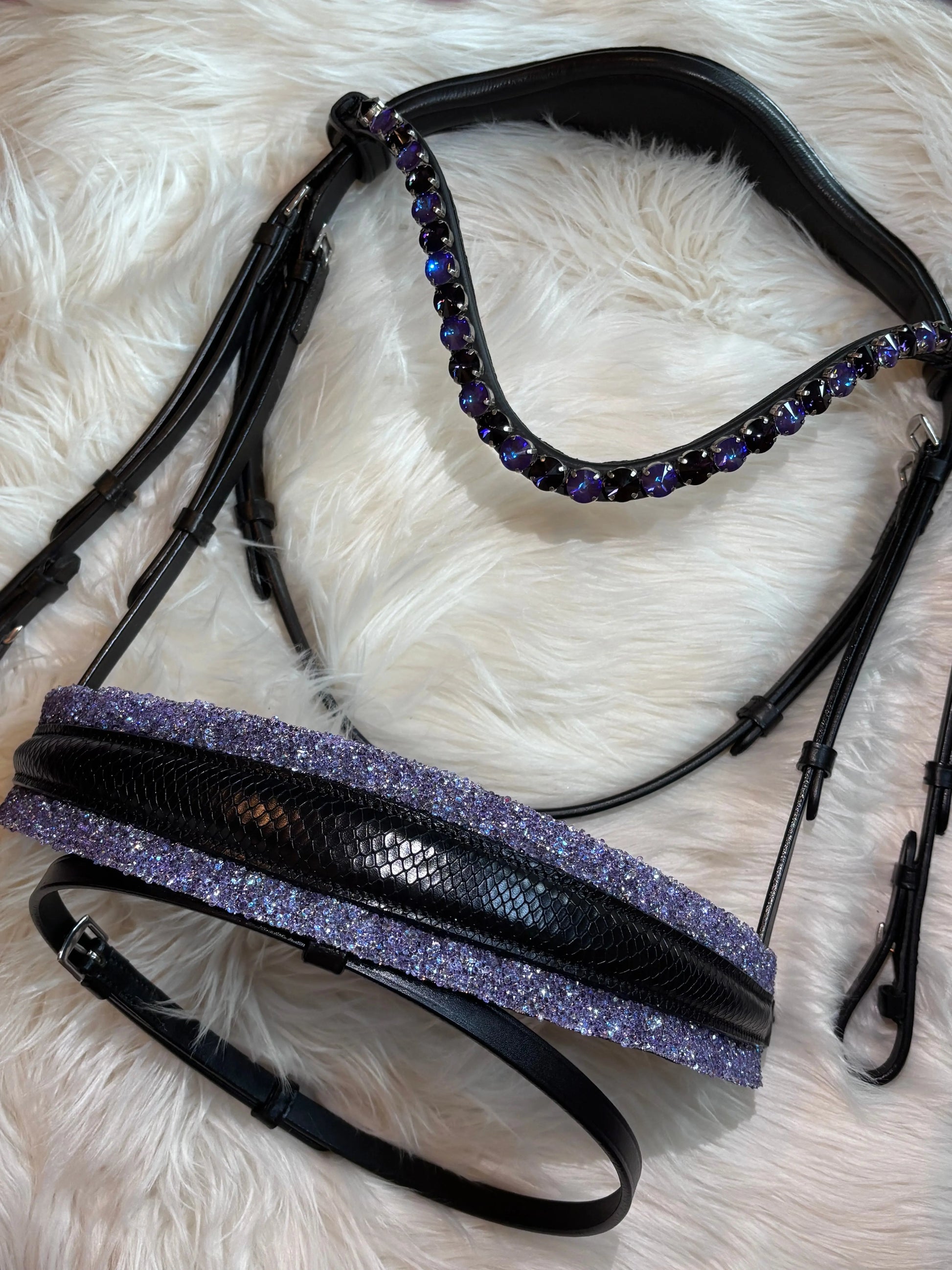 Trense Violett Lizard CR-Harmonyequestrian