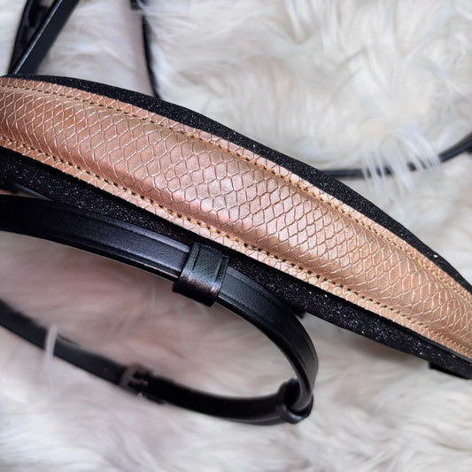Nasenriemen Lizard Champagner-Rosé CR-Harmonyequestrian