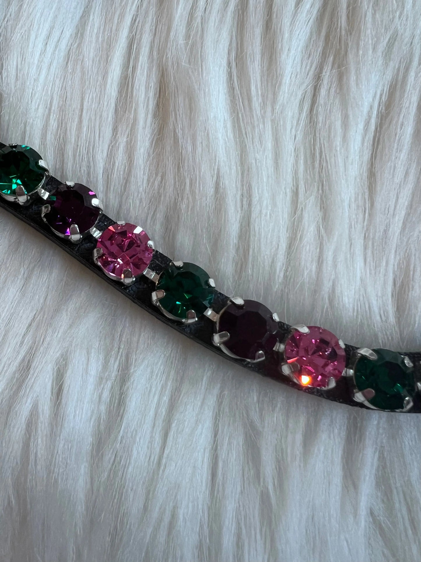 Preciosa Purple Touch Stirnriemen CR-Harmonyequestrian