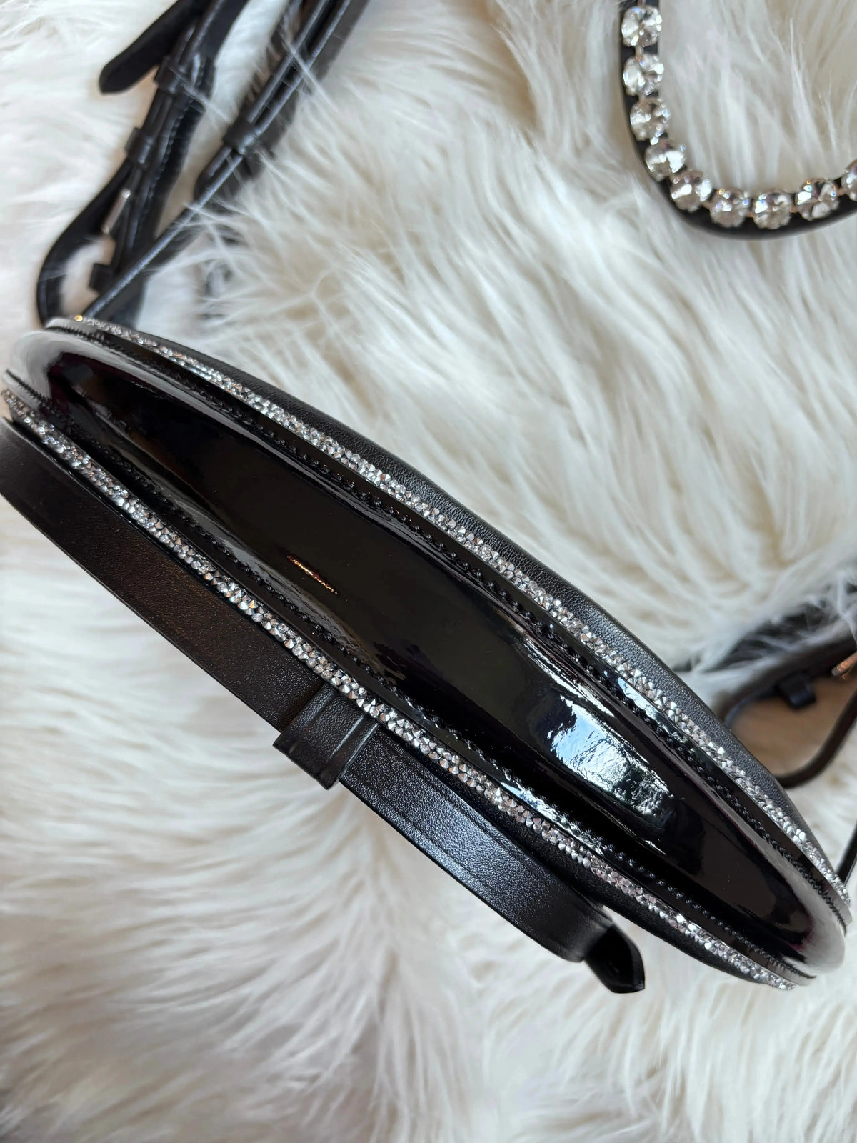 Nasenriemen Silver Shine Silber Crystals Gesamtansicht