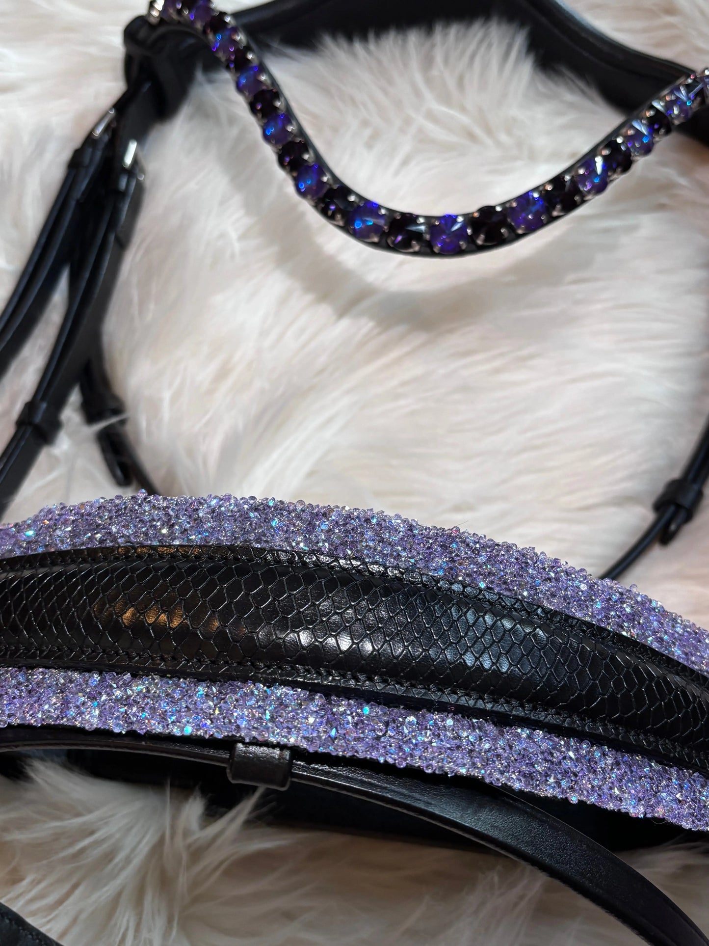 Trense Violett Lizard CR-Harmonyequestrian