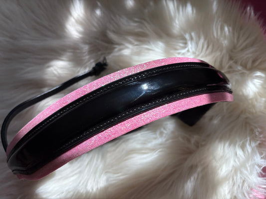 Pink Stardust“ – Nasenriemen für Kandaren & Trensen mit oder ohne Sperrriemen CR-Harmonyequestrian