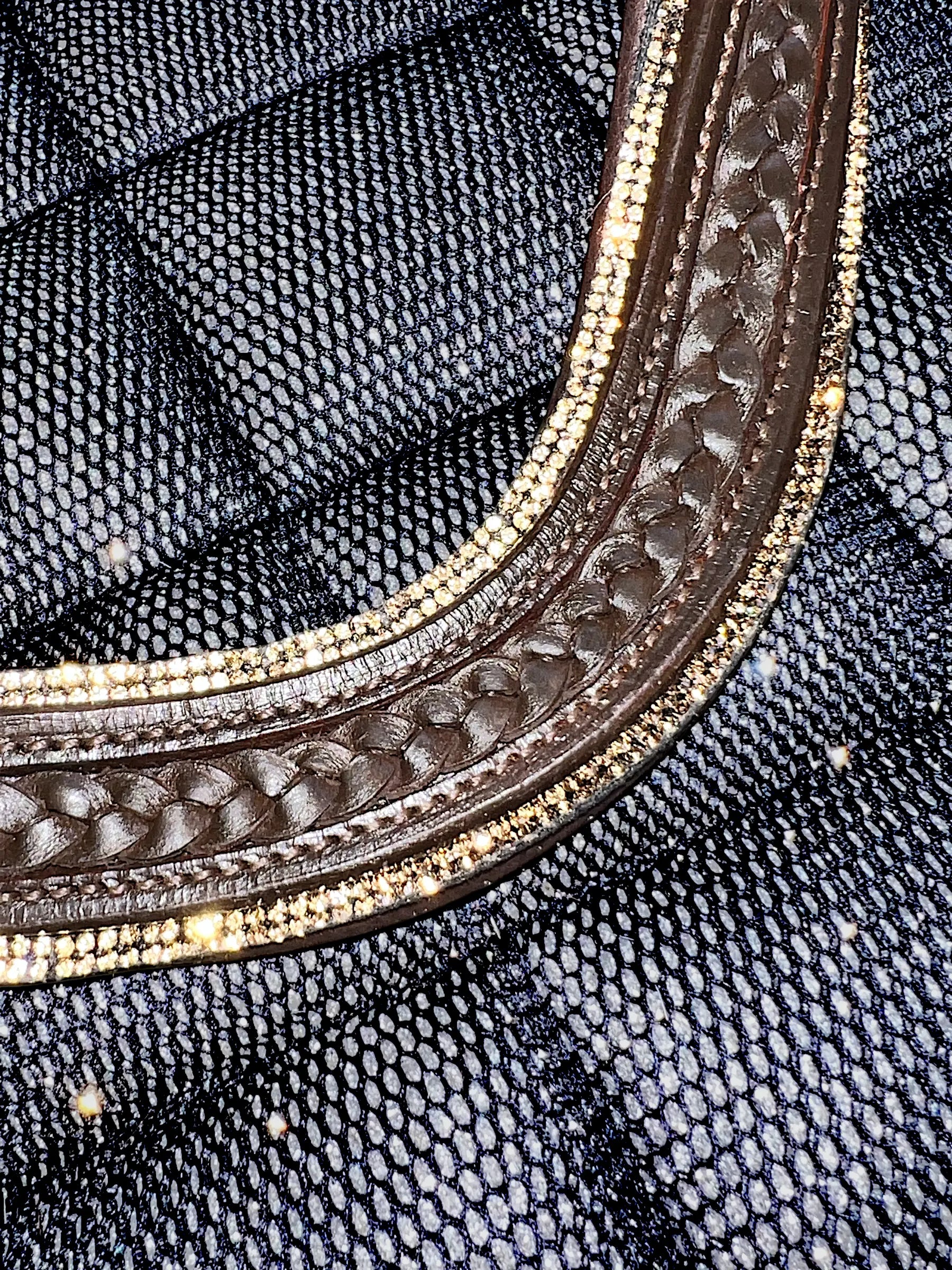 Geflochtene Stirnriemen - CR-Harmonyequestrian Stirnriemen 55.00 Gold