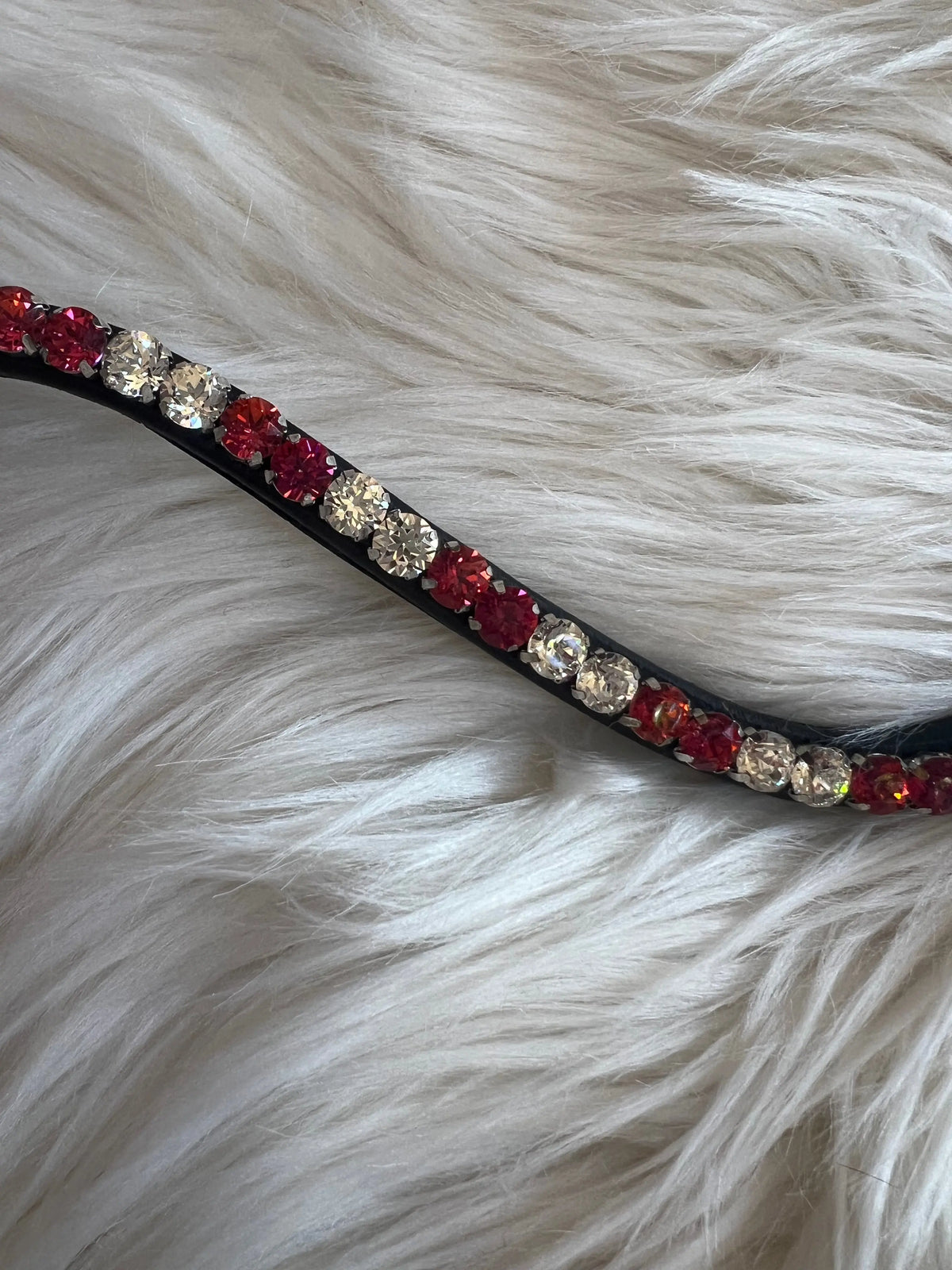 Stirnriemen Slim Scarlet Spark CR-Harmonyequestrian
