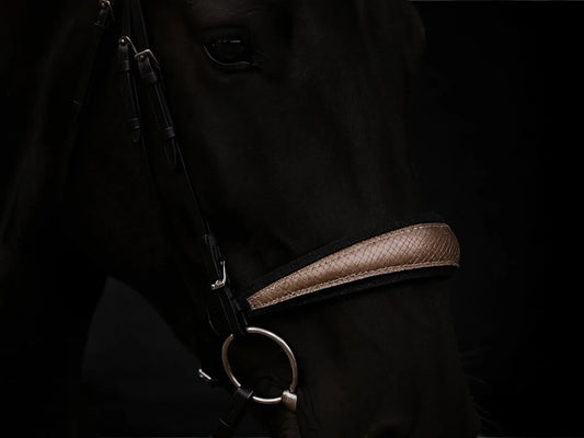 Nasenriemen Lizard Champagner-Rosé CR-Harmonyequestrian