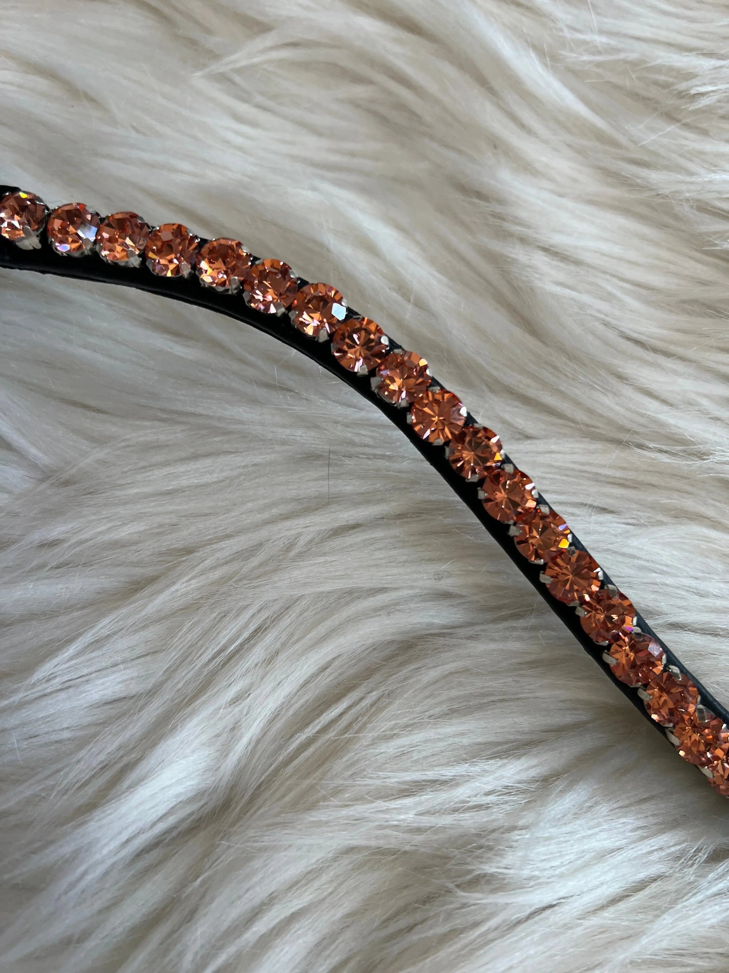 Stirnriemen Slim Apricot CR-Harmonyequestrian