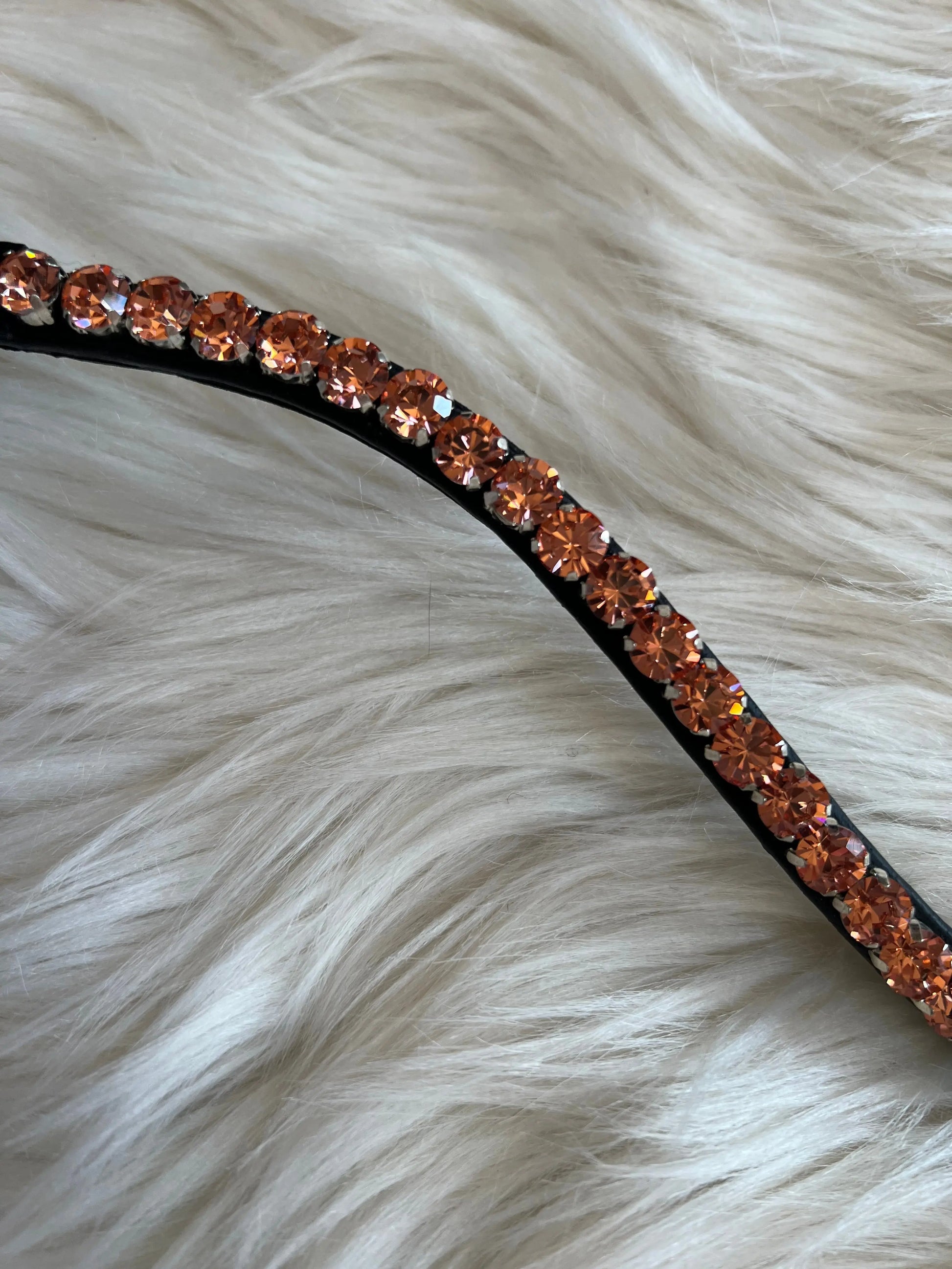 Stirnriemen Slim Apricot CR-Harmonyequestrian