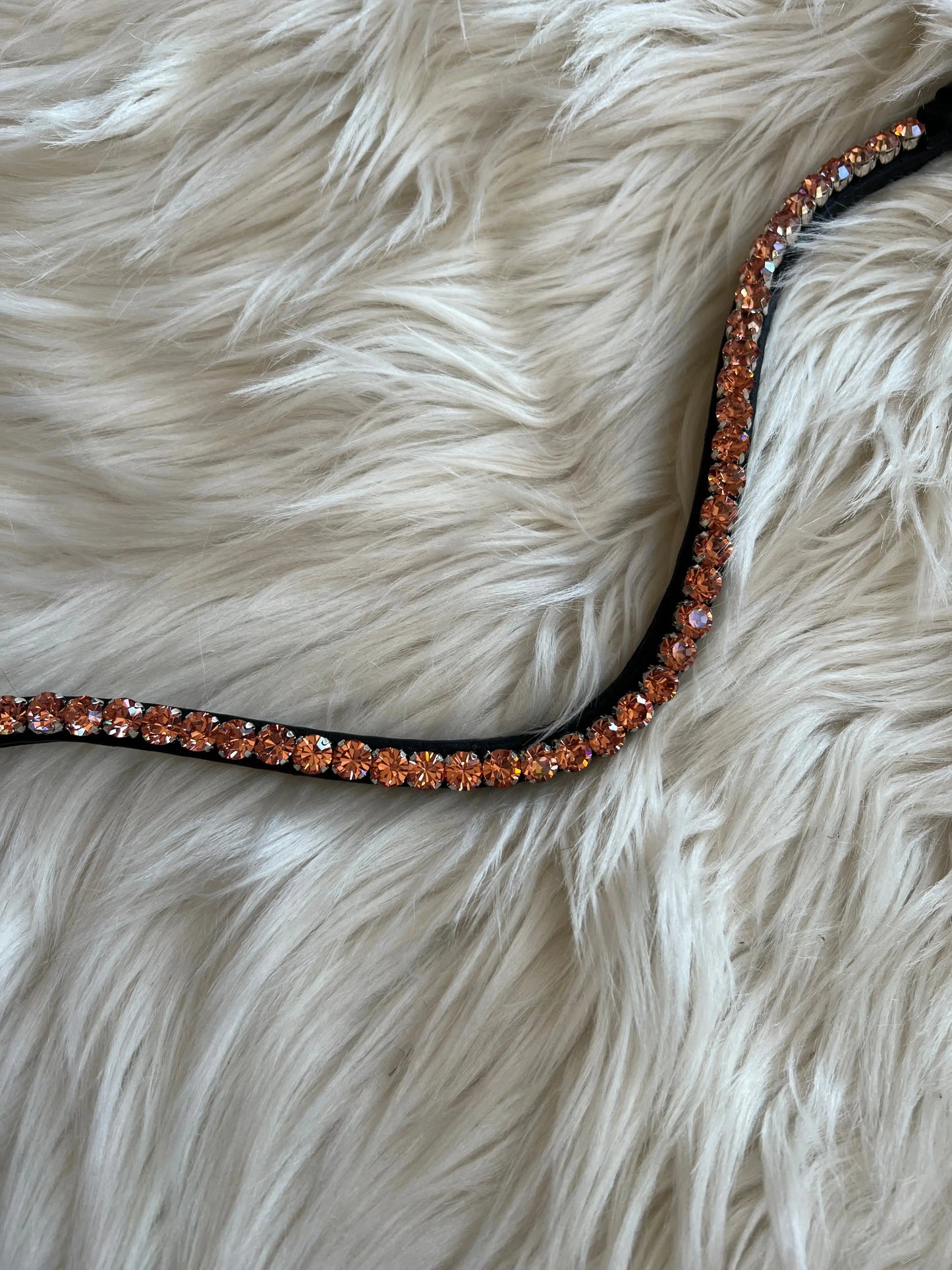 Stirnriemen Slim Apricot CR-Harmonyequestrian