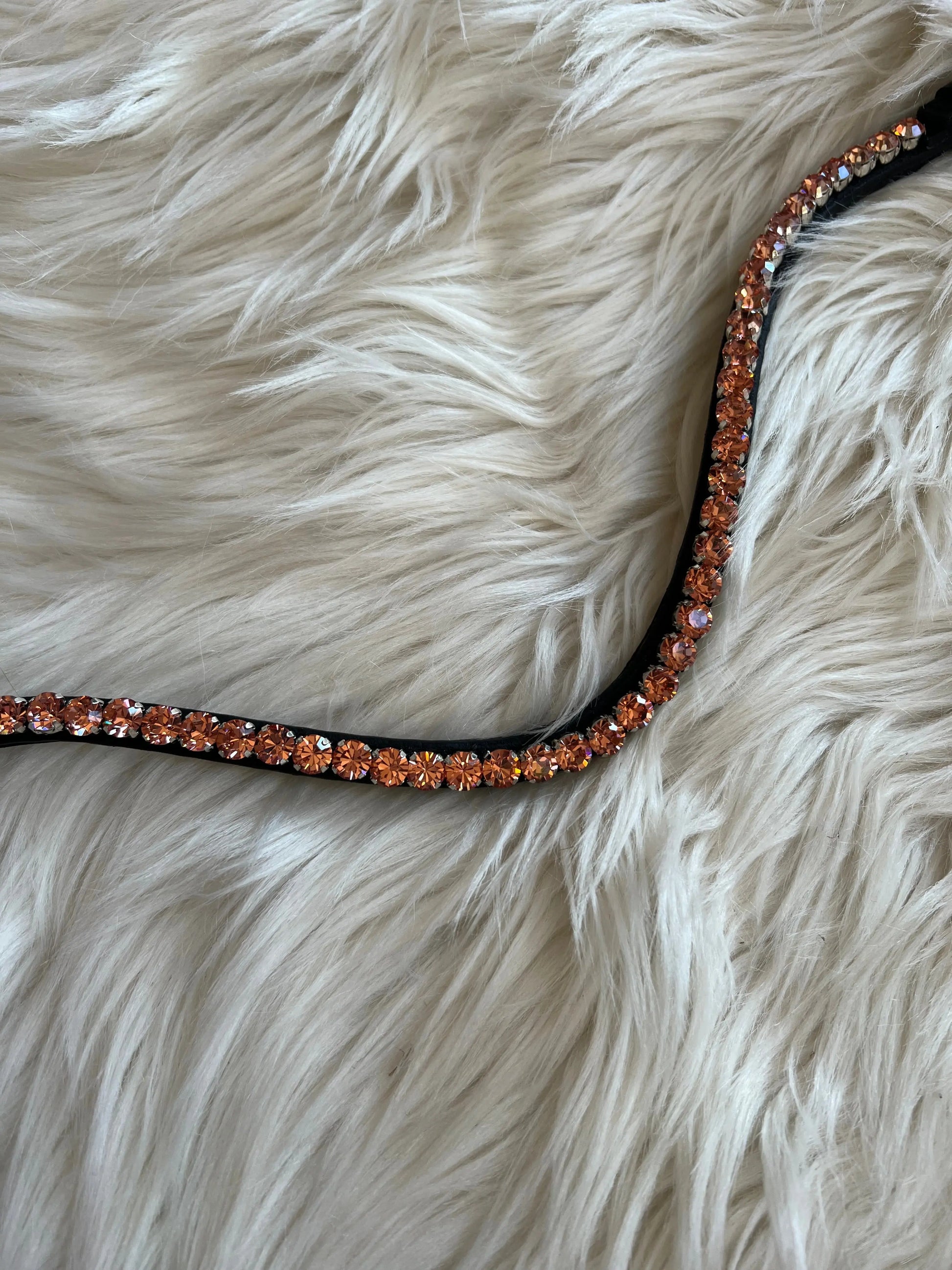 Stirnriemen Slim Apricot CR-Harmonyequestrian