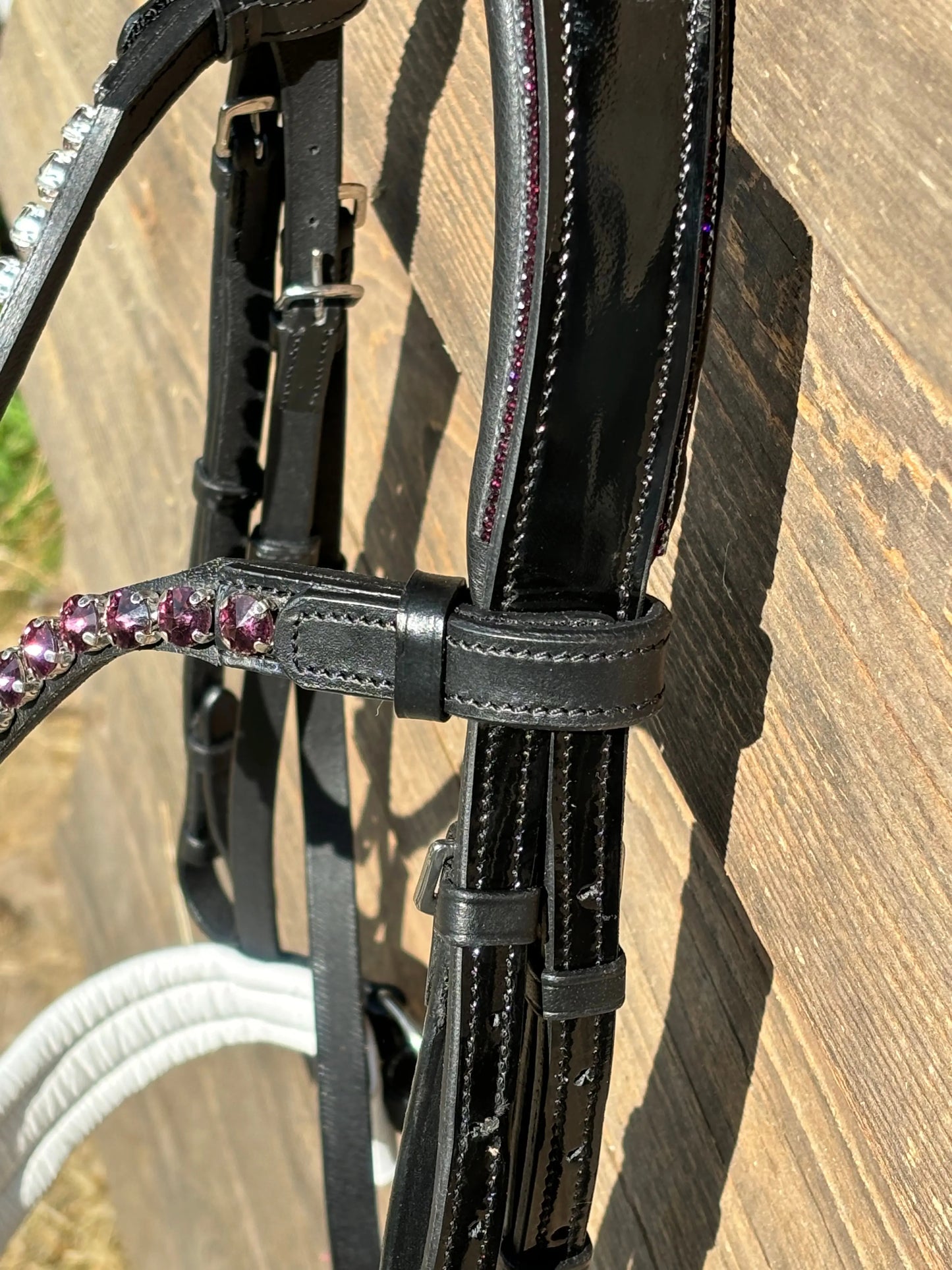 Lacktrense mit purple Crystals CR-Harmonyequestrian