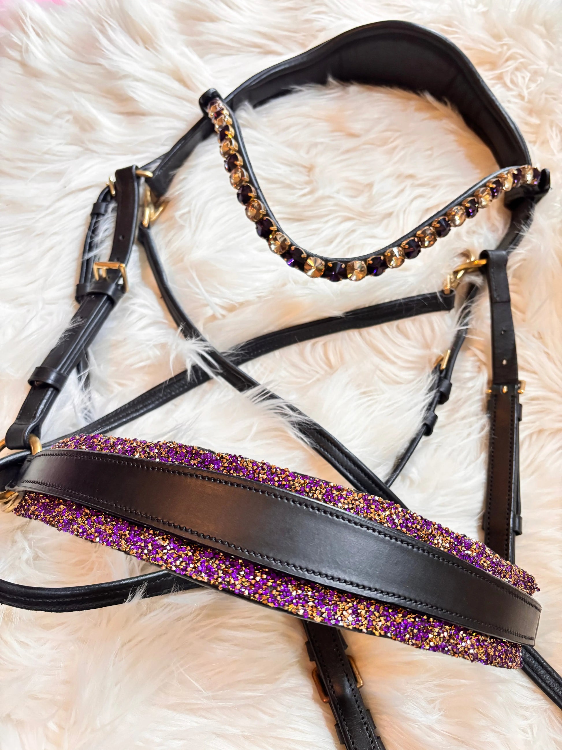 Purple Gold Harmony - gebisslose Trense CR-Harmonyequestrian