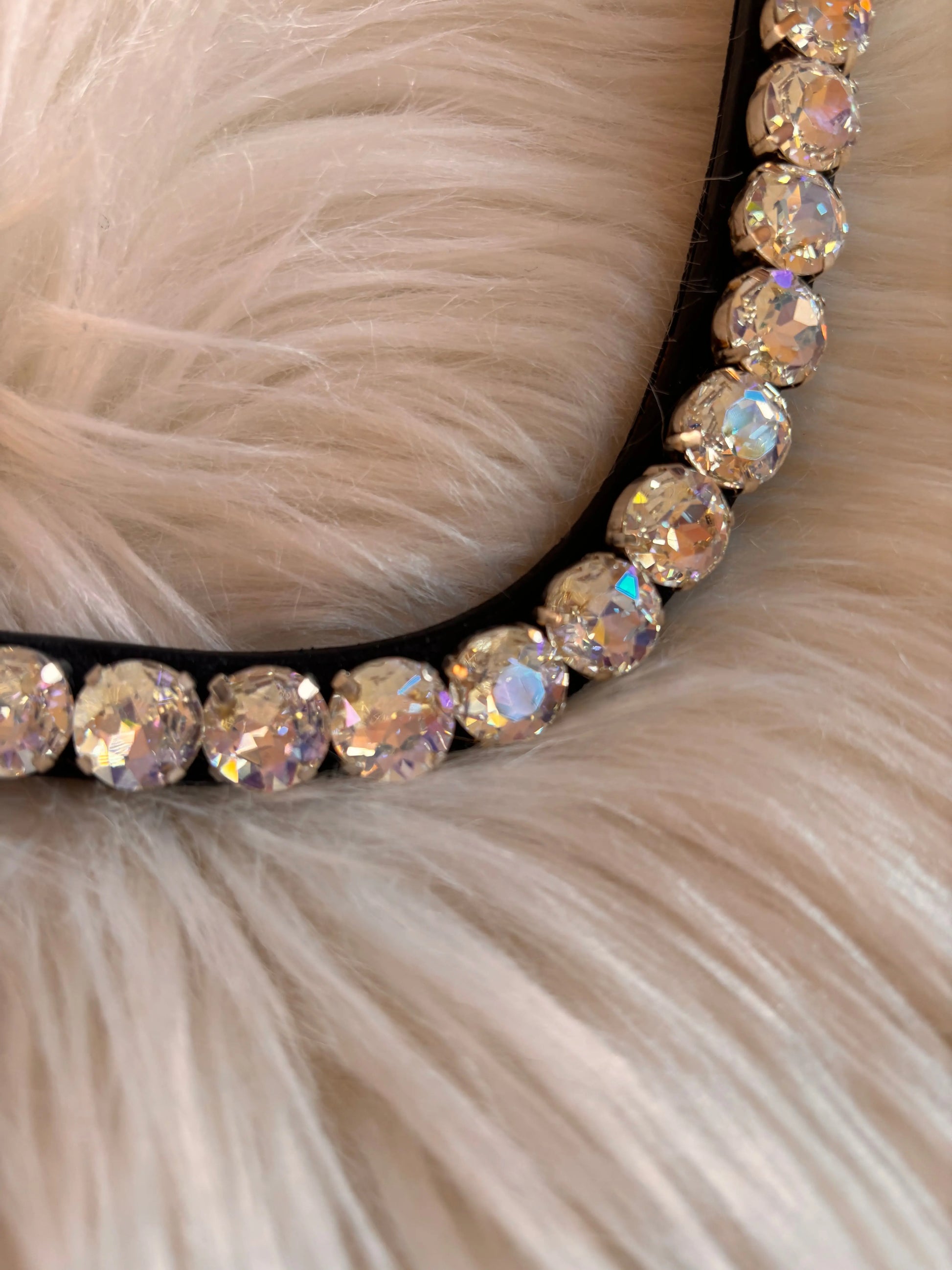 Brauner Stirnriemen Big Light - CR-Harmonyequestrian Stirnriemen