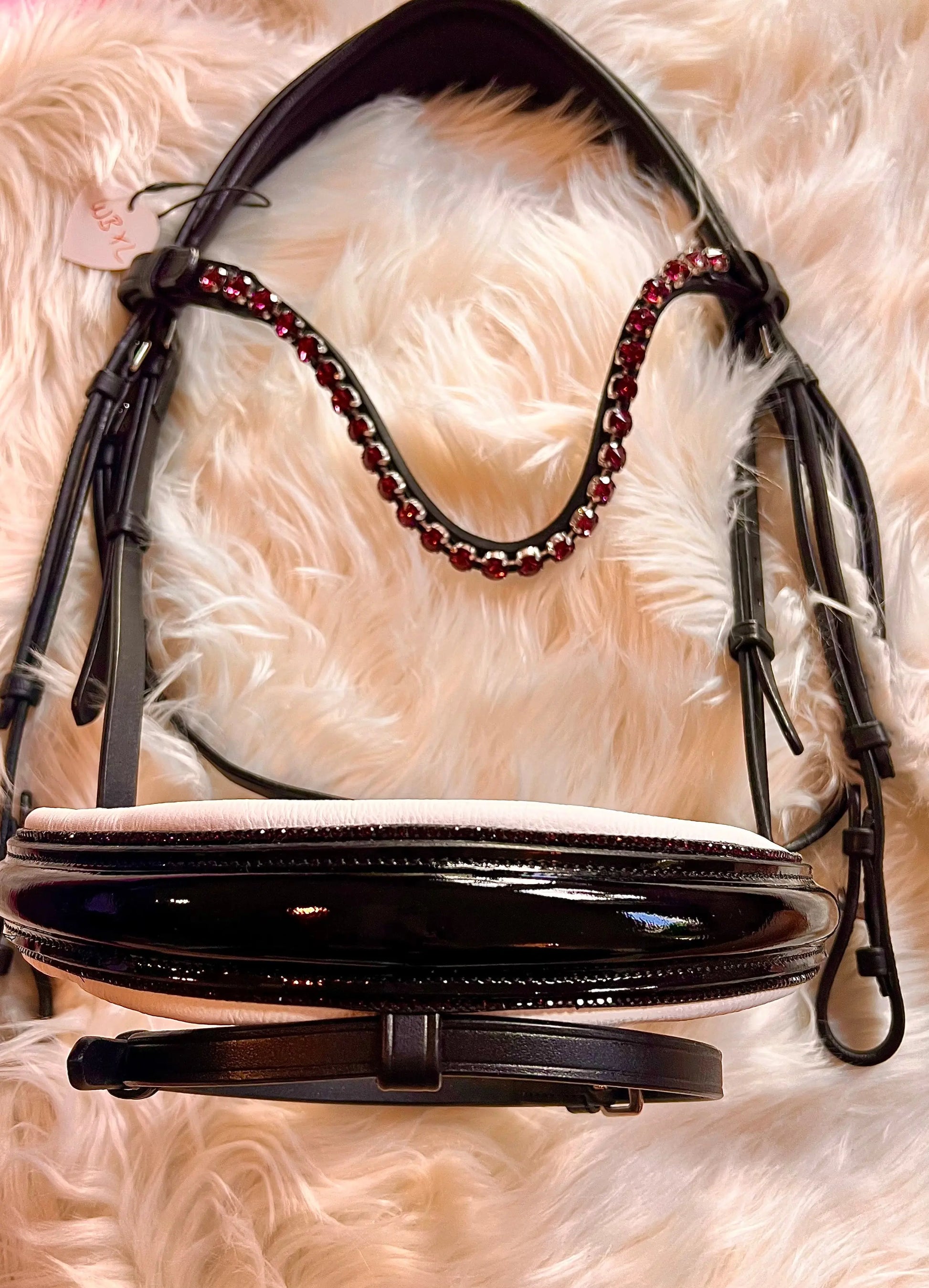 Lacktrense mit purple Crystals CR-Harmonyequestrian