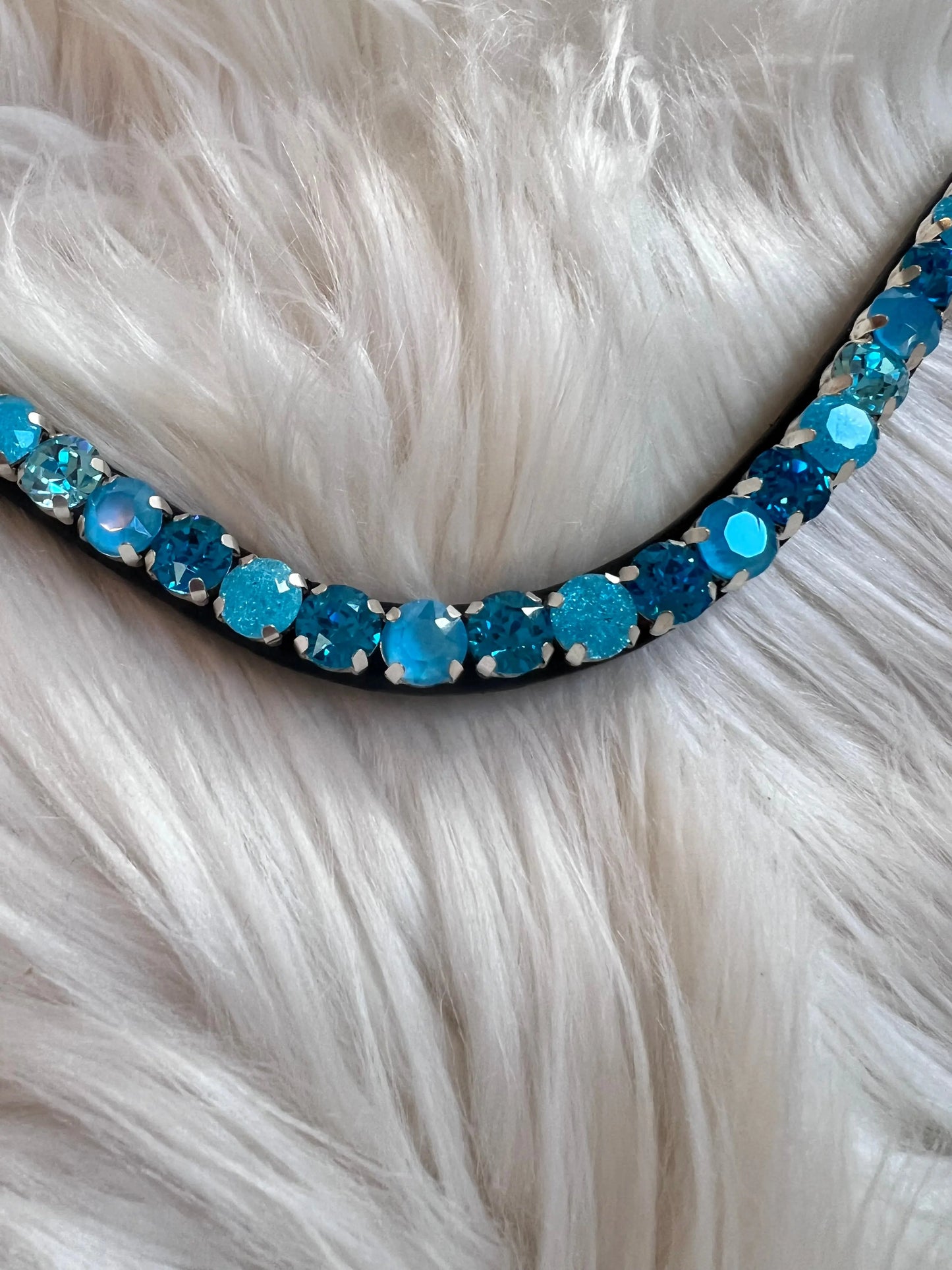 Stirnriemen Blue Rose CR-Harmonyequestrian