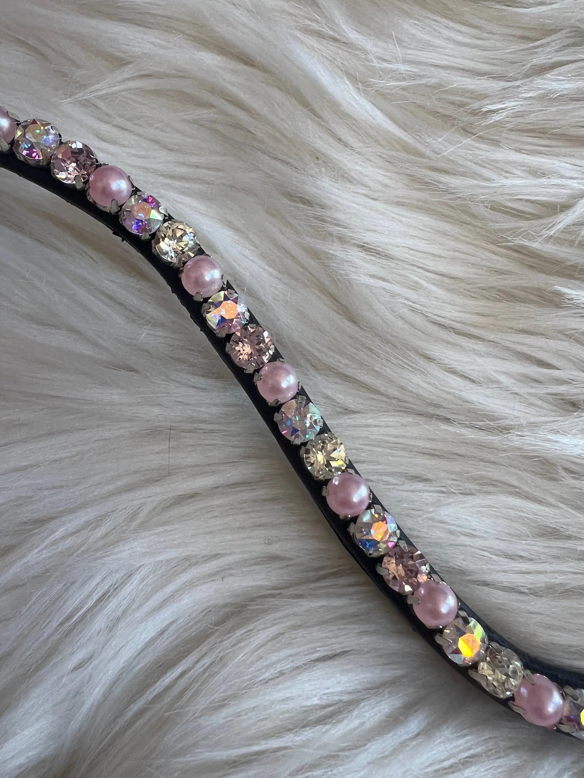 Stirnriemen Slim Pearly Dream CR-Harmonyequestrian