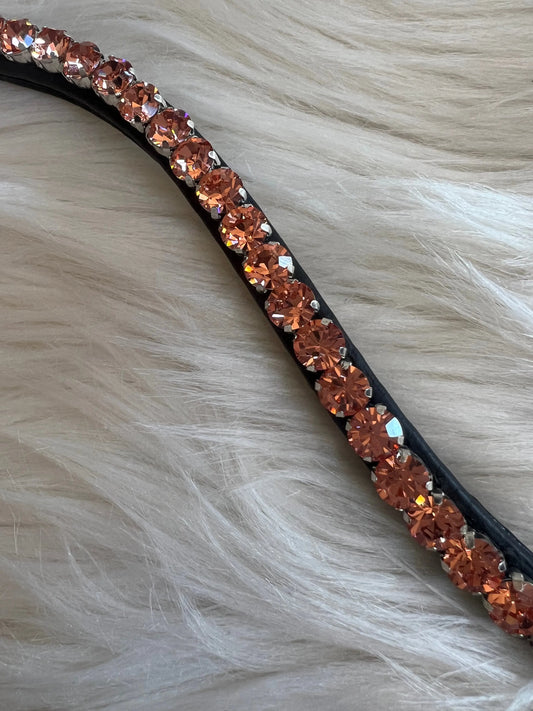 Stirnriemen Slim Apricot CR-Harmonyequestrian