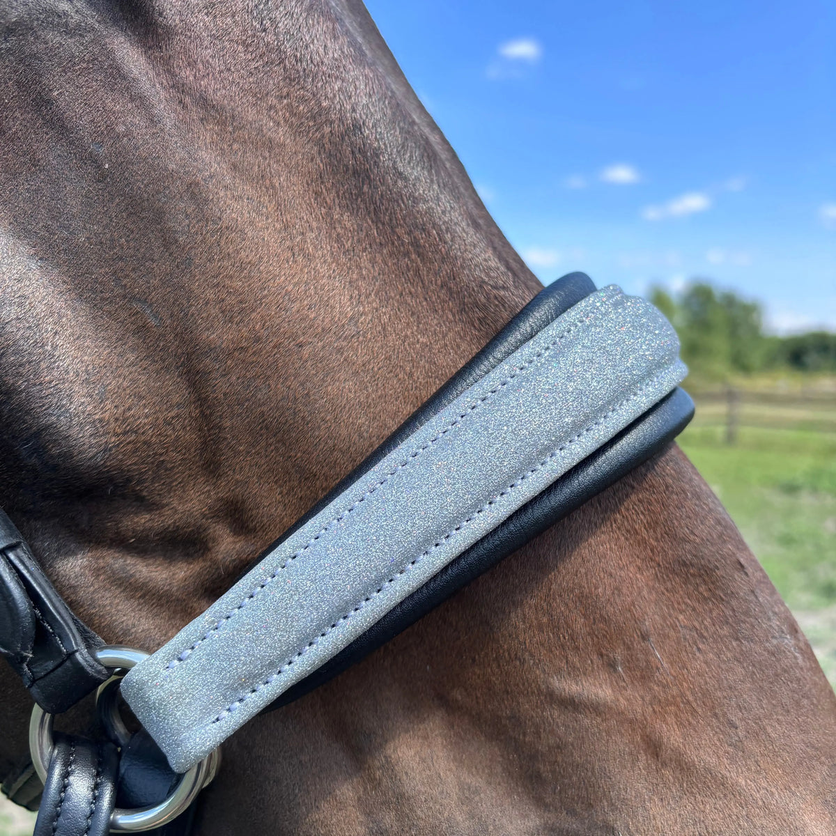 Édition Limitée Bridon sans mors Lueur Argentée - CR-Harmonyequestrian