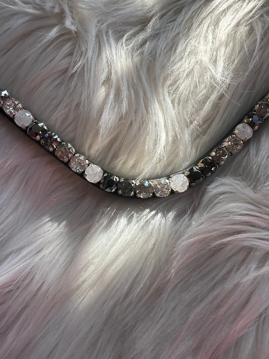 Stirnriemen Black & White CR-Harmonyequestrian