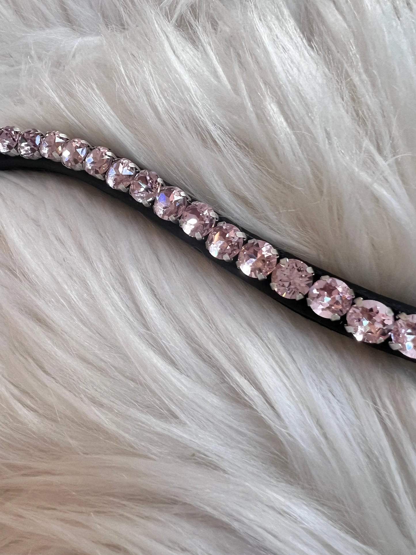 Stirnriemen Slim Rosa CR-Harmonyequestrian