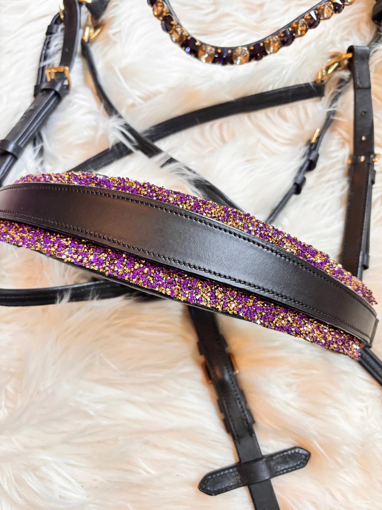 Purple Gold Harmony - gebisslose Trense CR-Harmonyequestrian