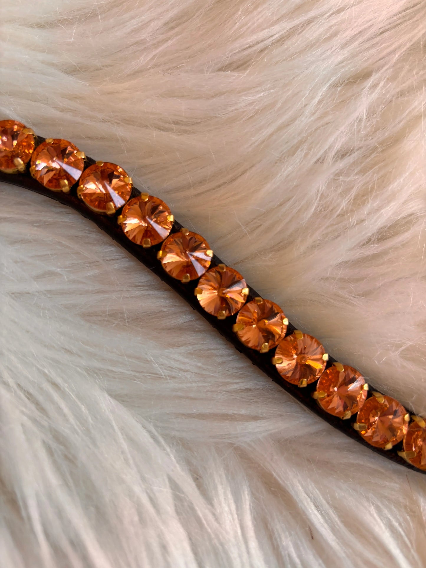 Brauner Stirnriemen Big Sun - CR-Harmonyequestrian Stirnriemen