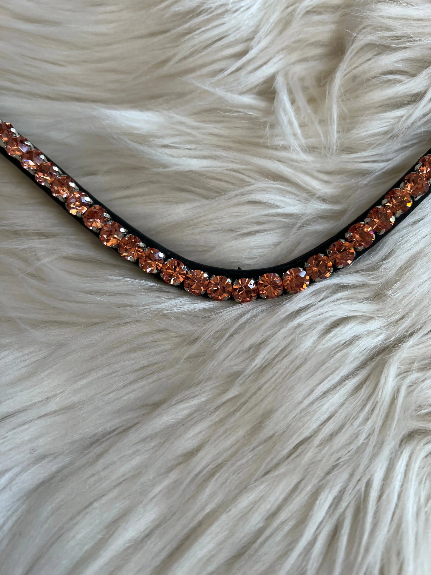 Stirnriemen Slim Apricot CR-Harmonyequestrian